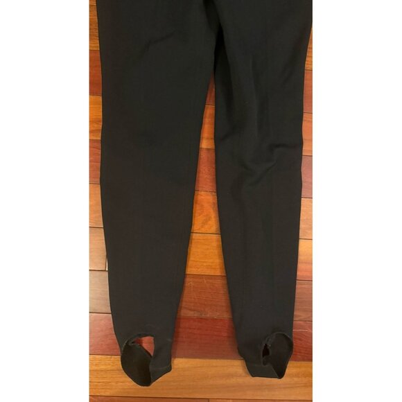 NEW (Vintage) edelweiss Ski/Snow Bib w- Stirrups Women Size 10 Black/ Wool/TAGS - Picture 2 of 7